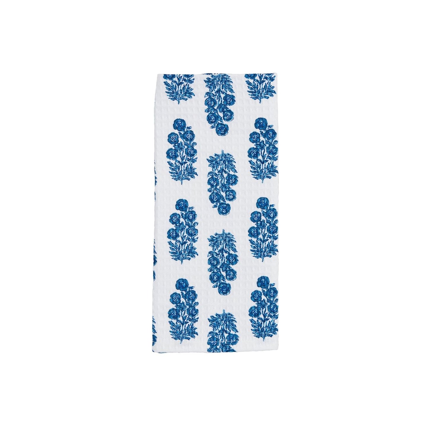 Dianthus Blue Block Towel