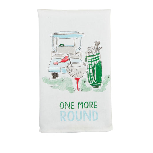 ONE MORE ROUND TEA TOWEL