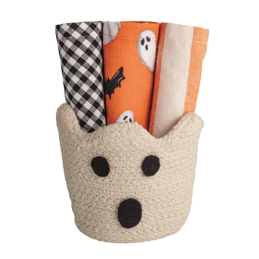 Ghost Halloween Towel Basket Sets