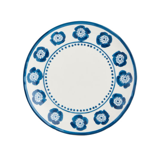 Flower Print Salad Plate