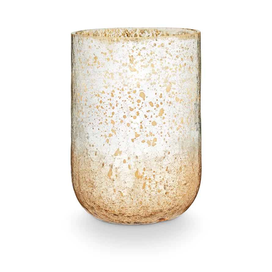 Balsam & Cedar Large Crackled Glass