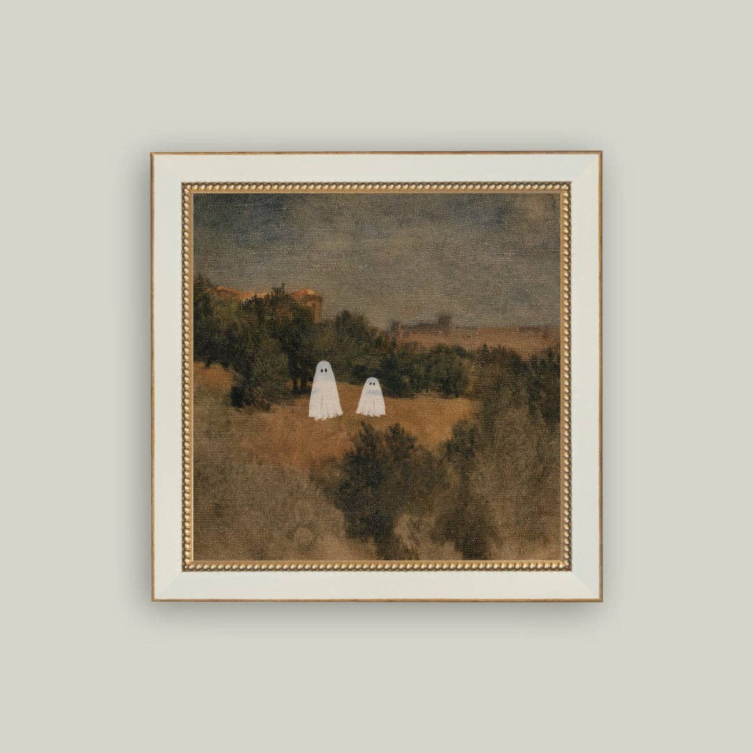 Haunted Desert Framed Antique Art 8x8