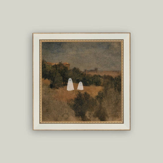 Haunted Desert Framed Antique Art