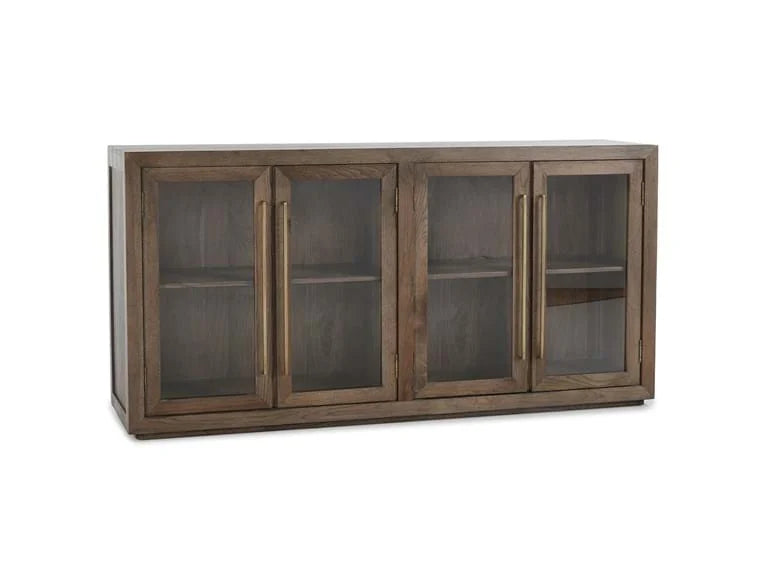 Bradley Oak Wood 4Dr Cabinet