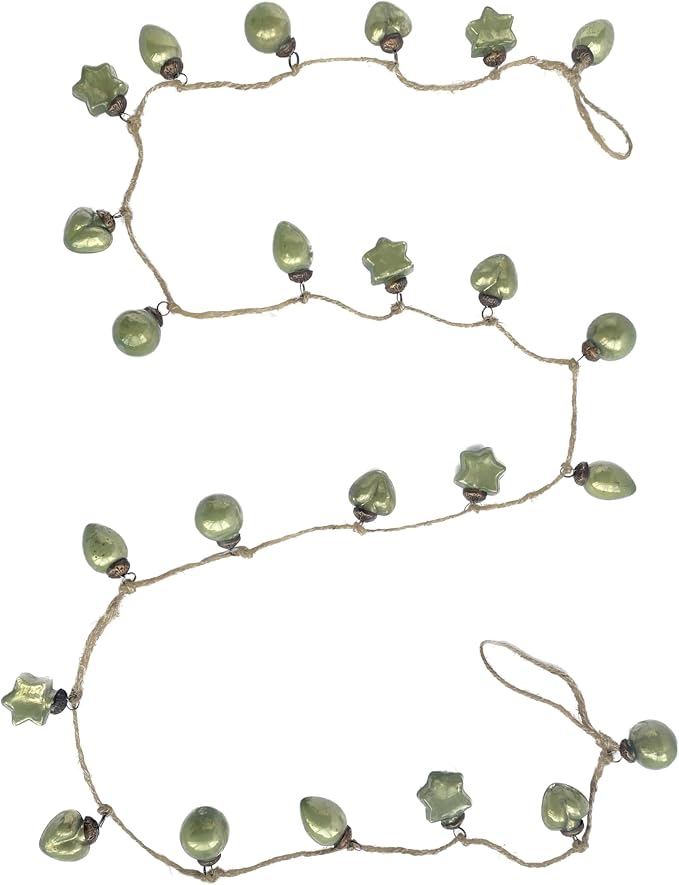 Green Ornament Garland