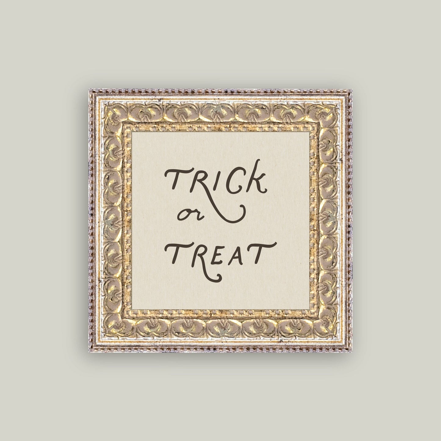 Vintage Trick or Treat 6x6