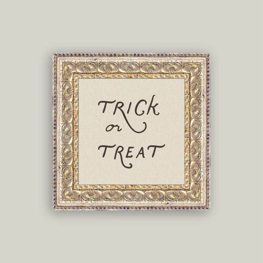 Vintage Trick or Treat 6x6