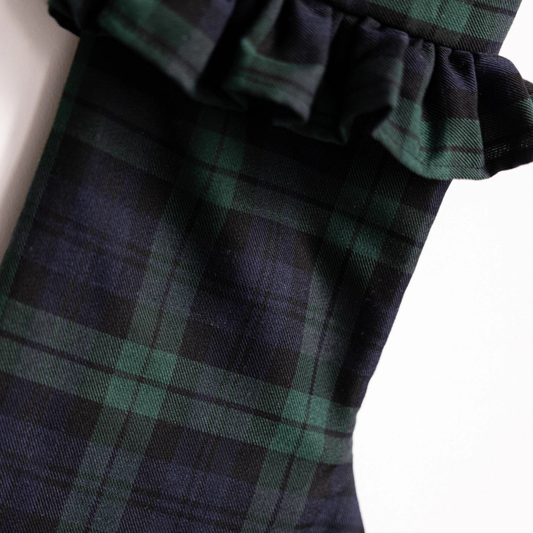 Green Plaid Stocking
