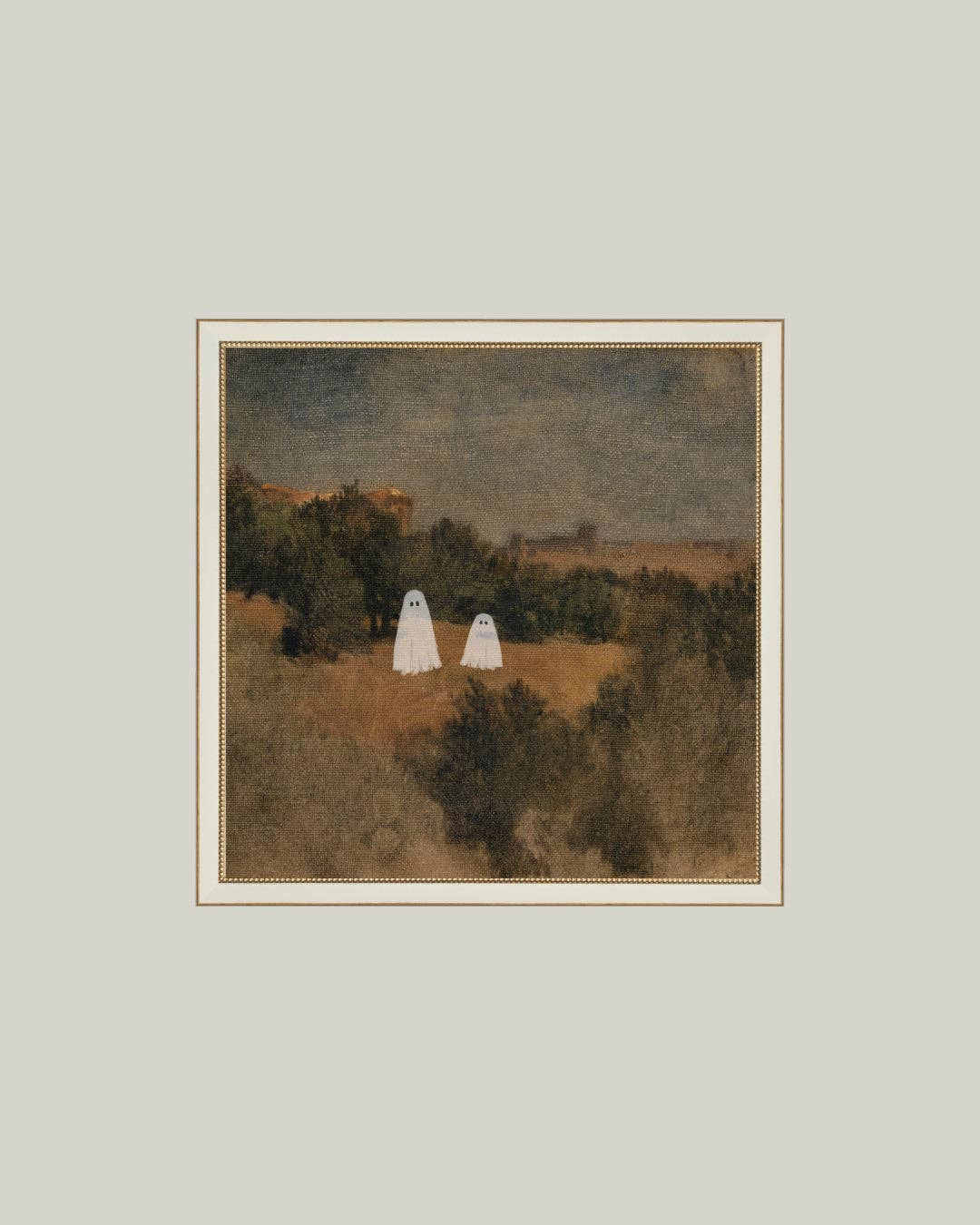 Haunted Desert Framed Antique Art 8x8