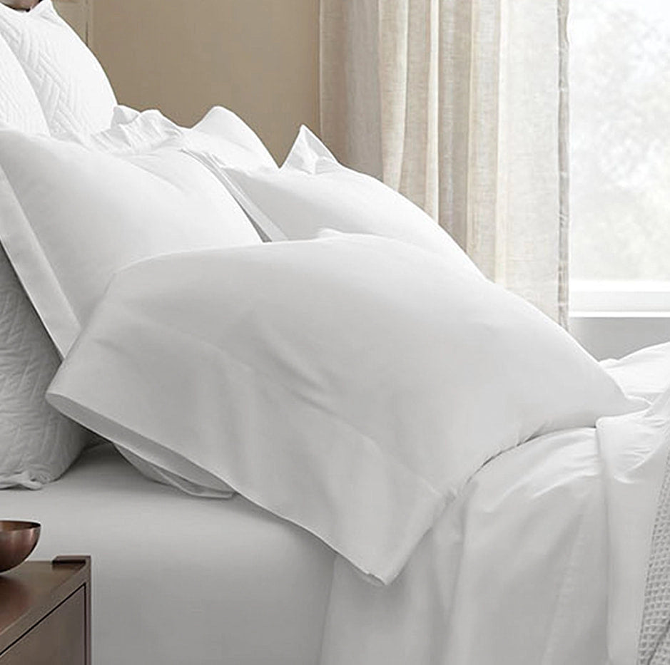Percale Hemmed Pillowcase Set