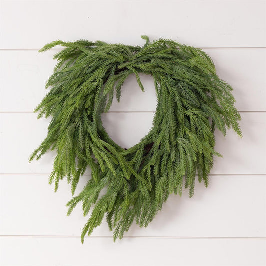 Wreath - Real Touch Norfolk Pine