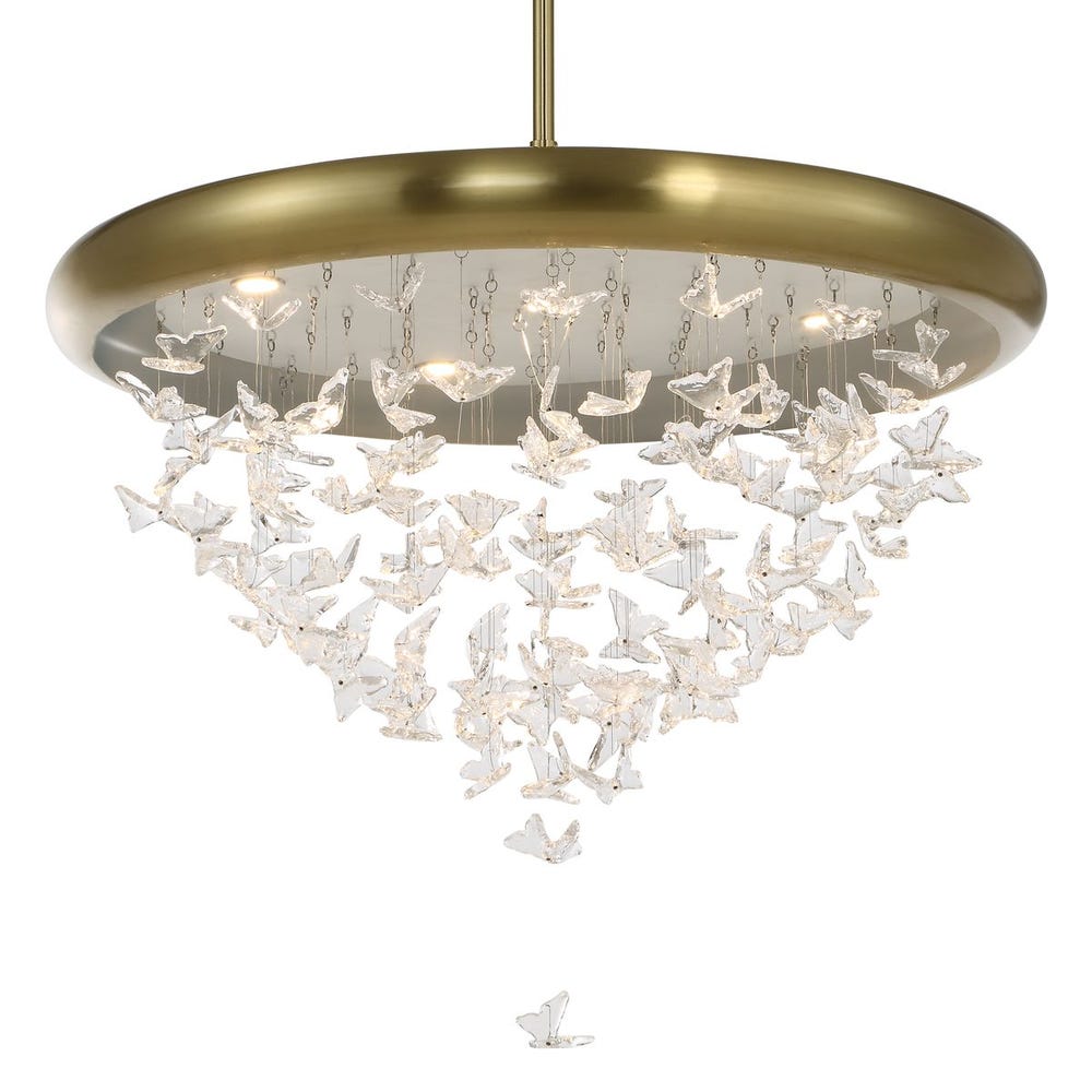 Butterfly Effect 5 Lt LED Pendant