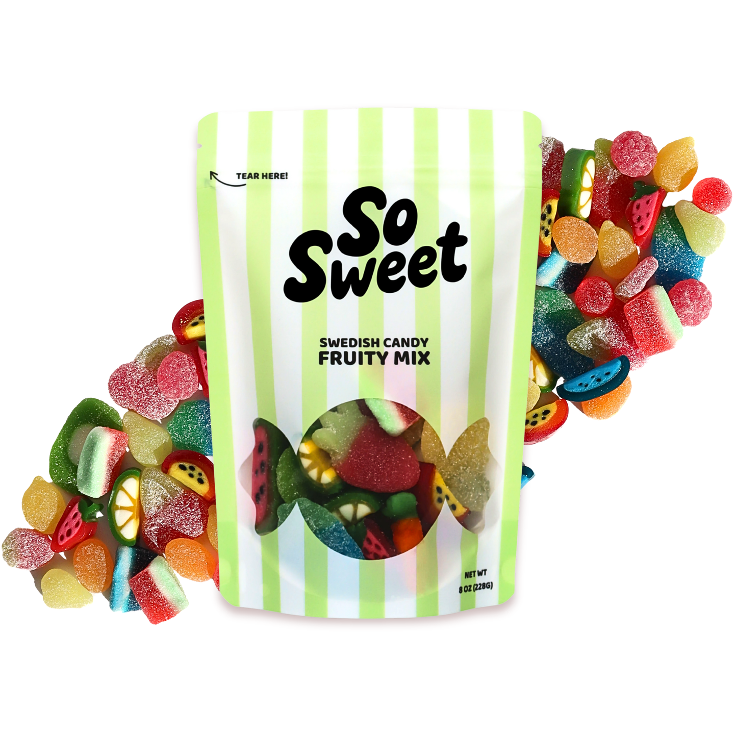 Swedish Candy Fruity Mix (8 oz)