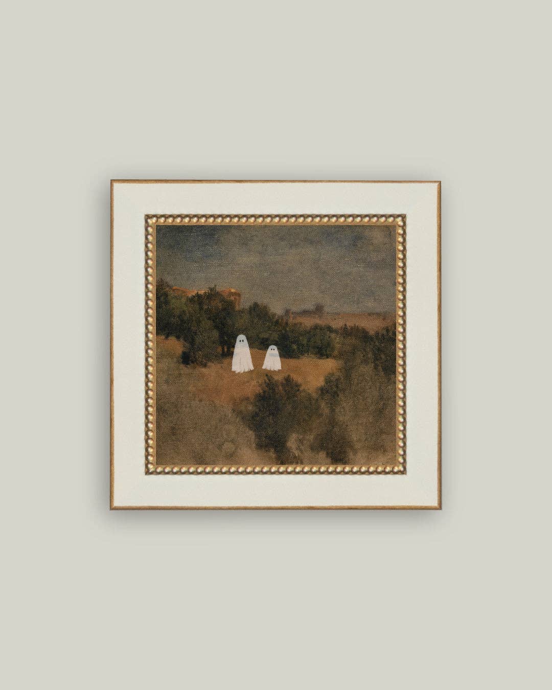 Haunted Desert Framed Antique Art 8x8