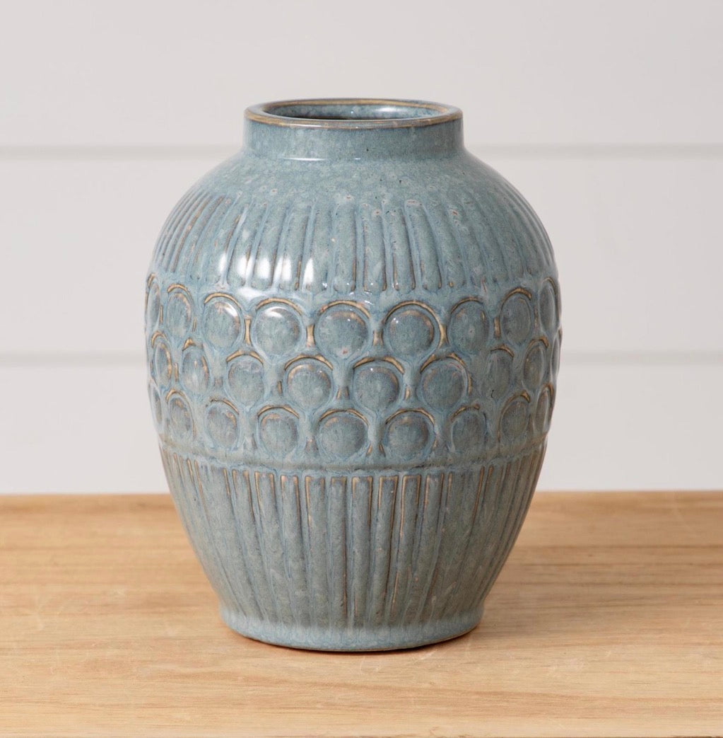 Slate Blue Vase