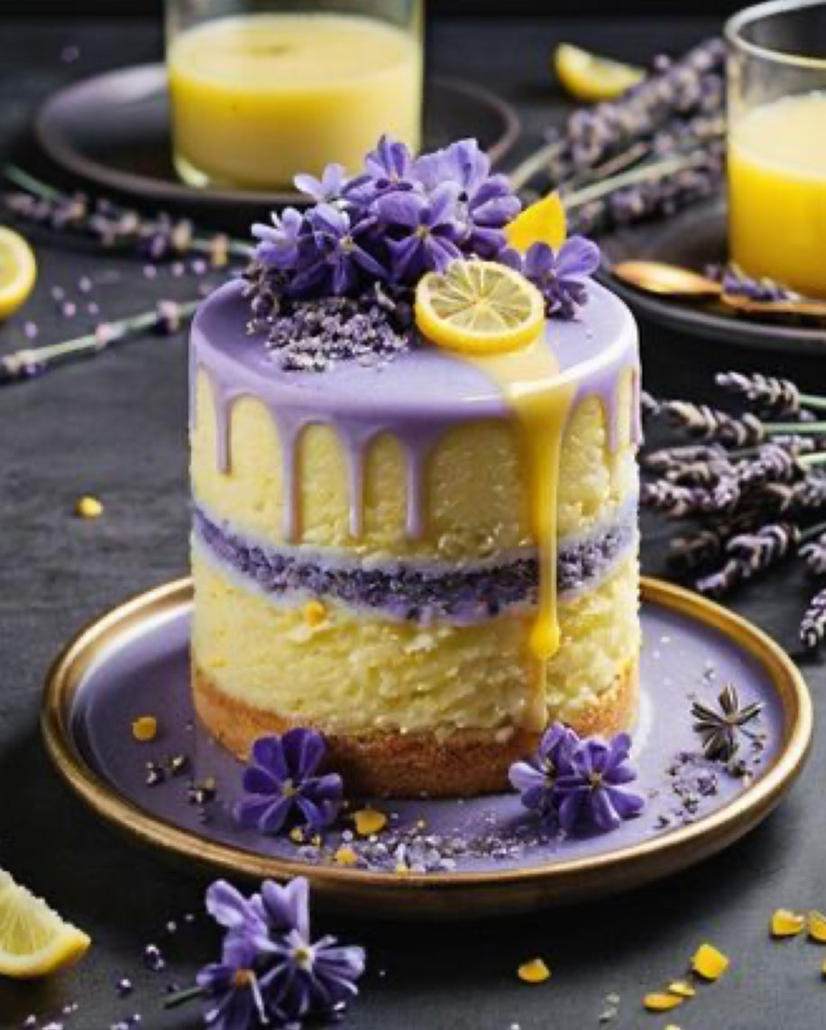 22 oz Lemon Lavender Cake