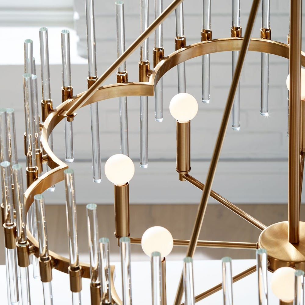 Crystal Stick Chandelier