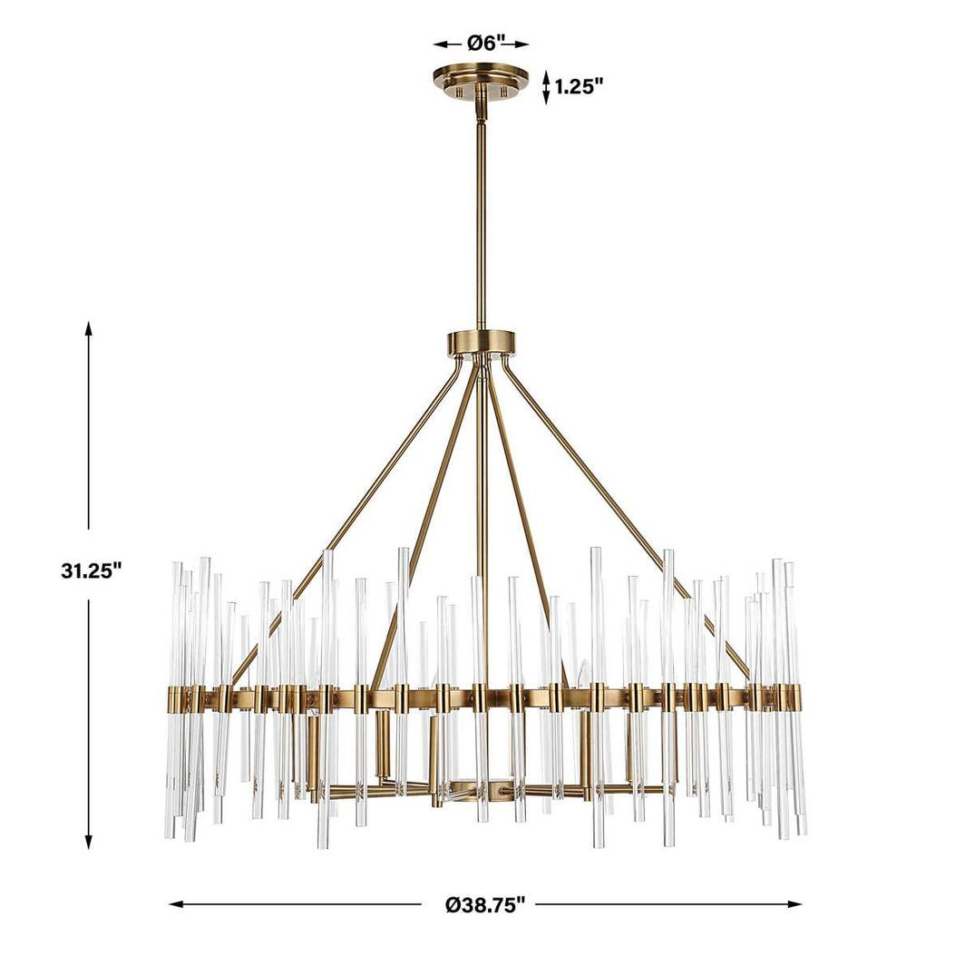 Crystal Stick Chandelier
