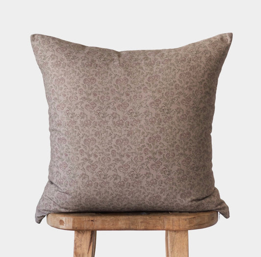 Leighton in Mauve Pillow Cover-26”