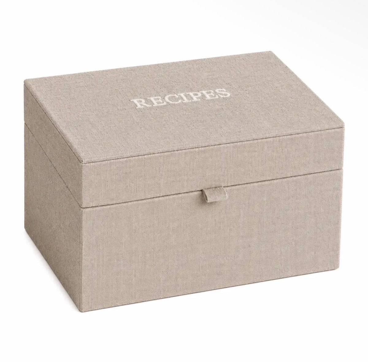 Linen Recipe Box