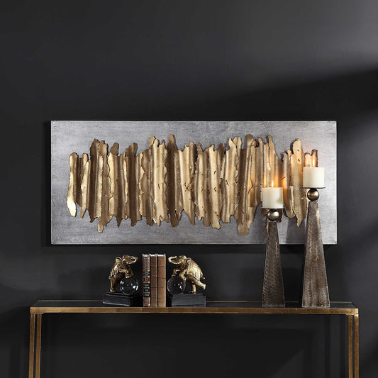 Lev Metal Wall Decor Silver