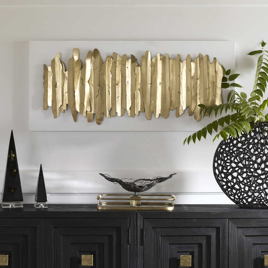 Lev Metal Wall Decor White
