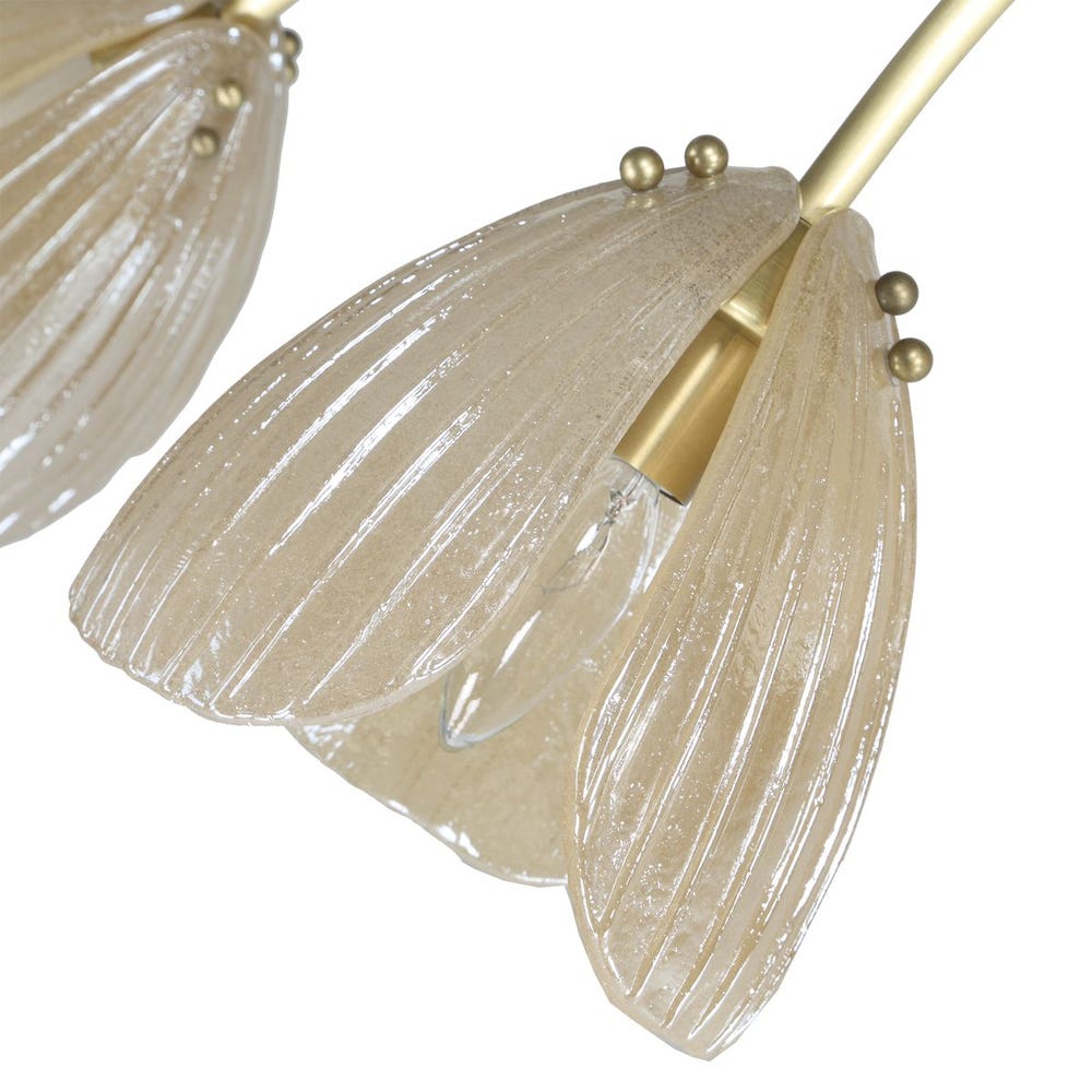 Champagne Petal Pendant