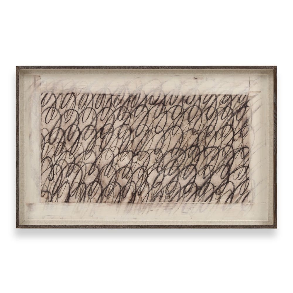 Cursive Framed Print