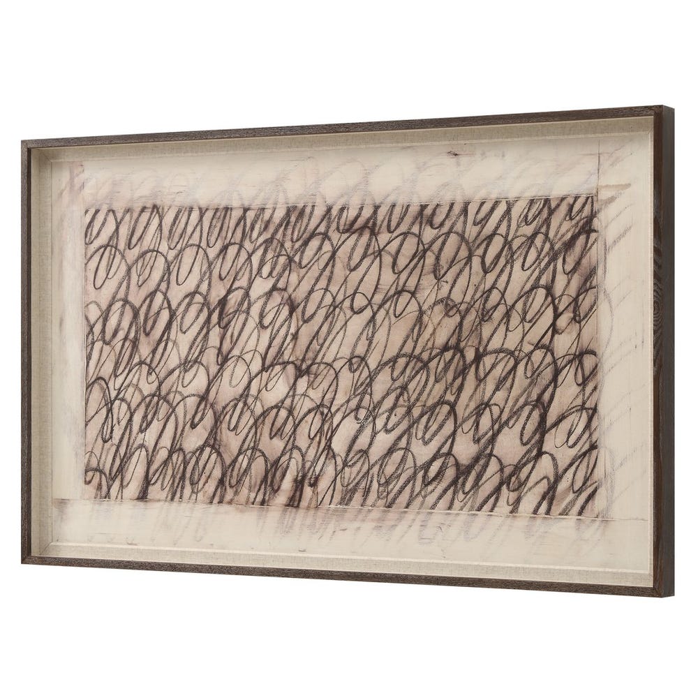 Cursive Framed Print