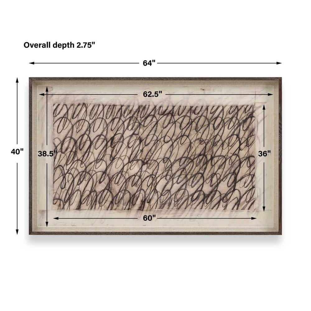 Cursive Framed Print