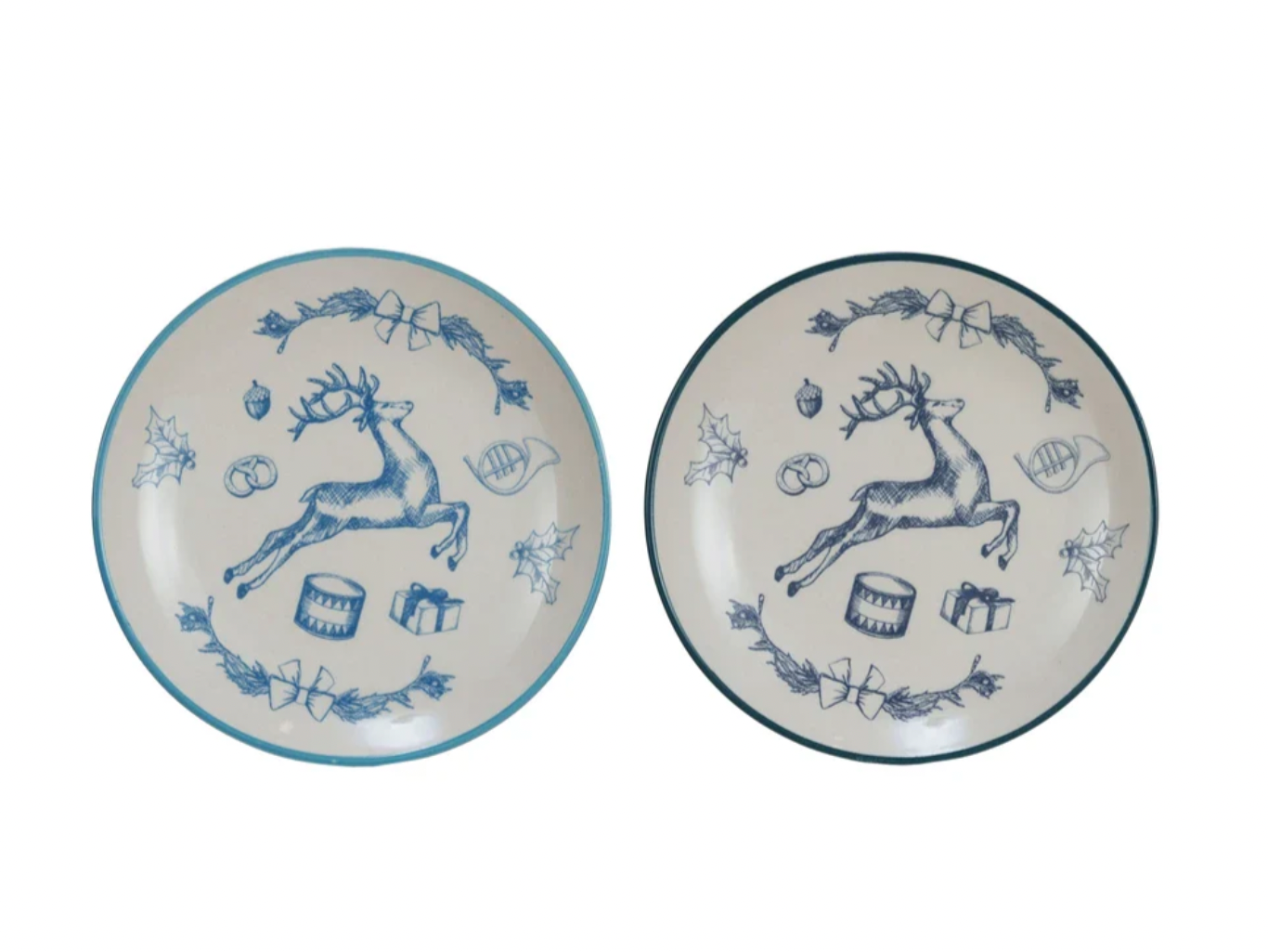 Mini Blue & White Plates