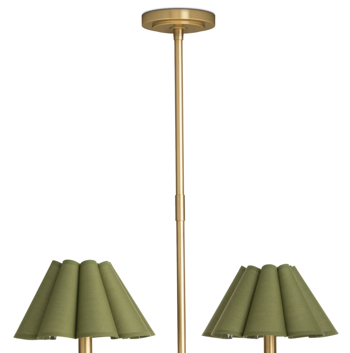 Polly Chandelier-Gold & Green