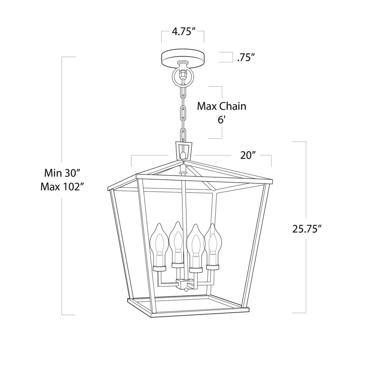 Hampton Outdoor Lantern