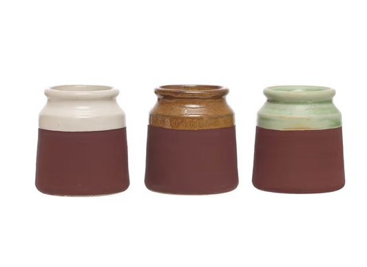 Stoneware Match Holder with Striker