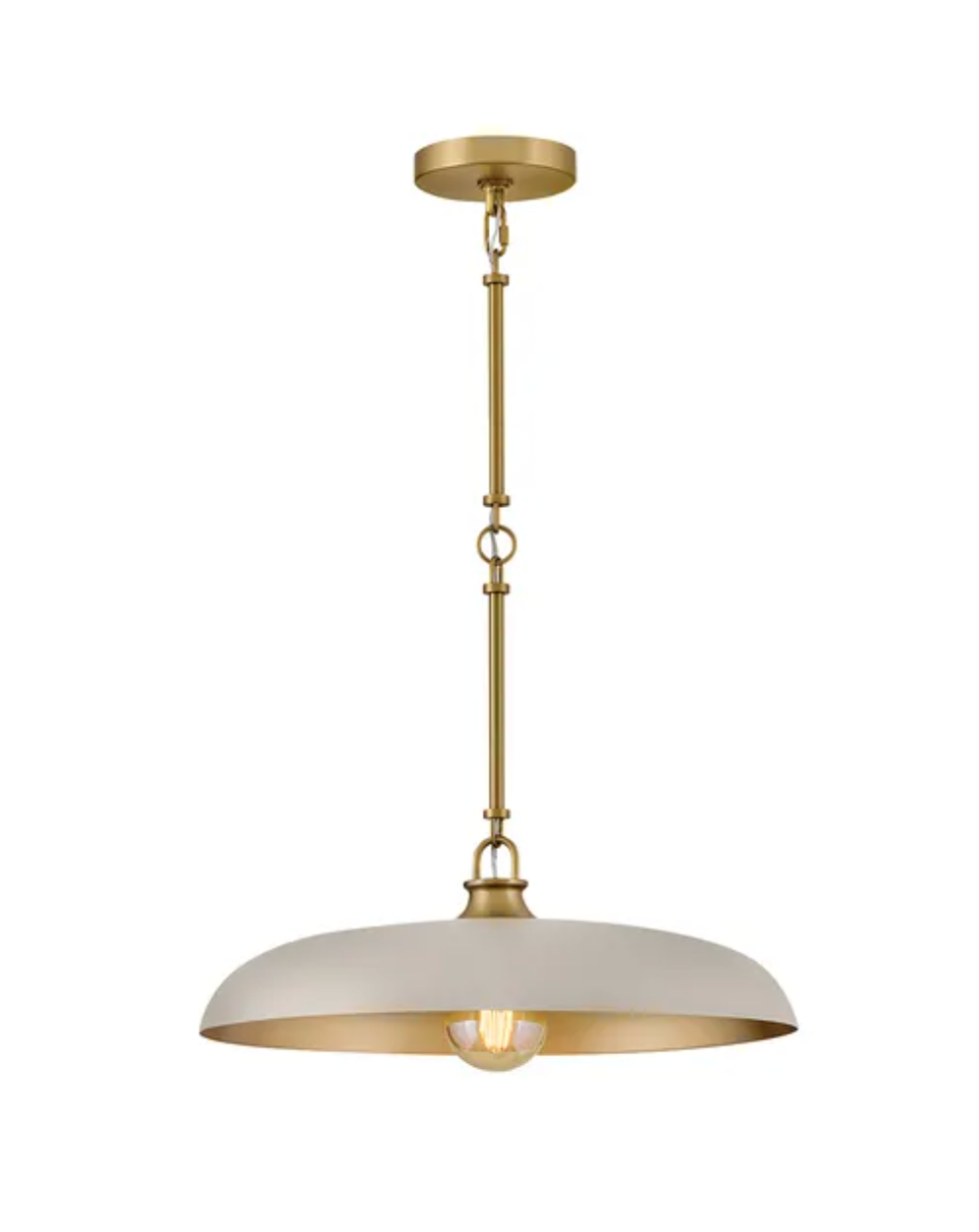Sadie Taupe Pendant