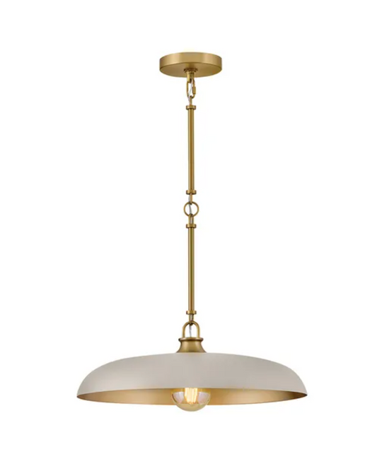 Sadie Taupe Pendant