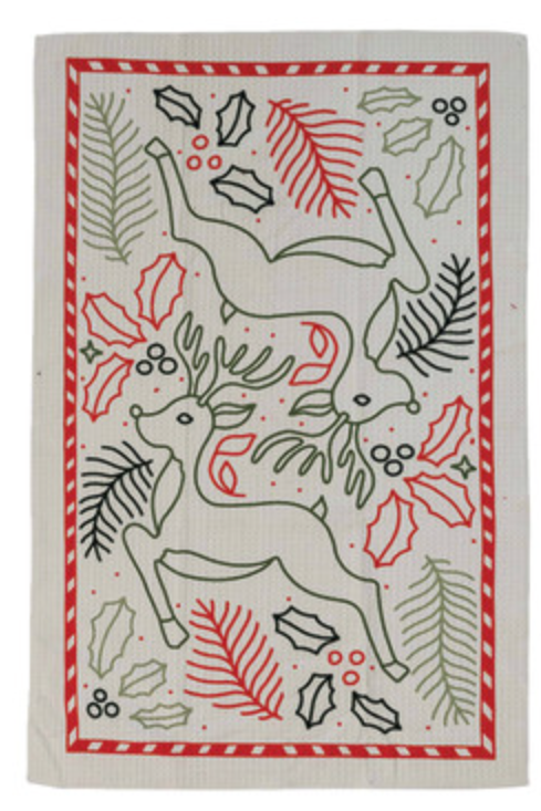 Holiday Microfibre Tea Towel