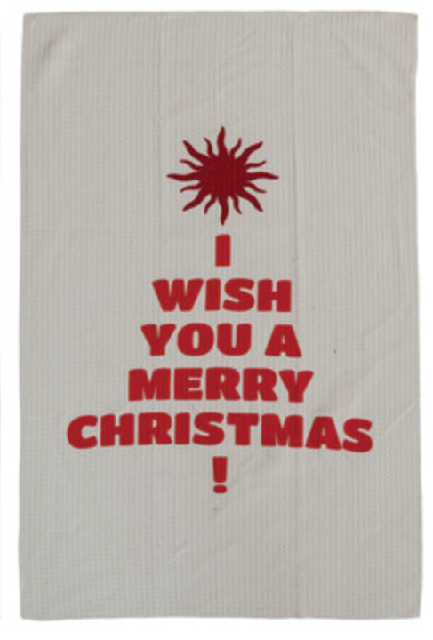 Holiday Microfibre Tea Towel