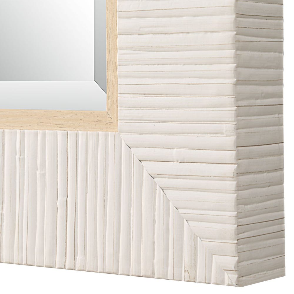 The Coast Mirror in White