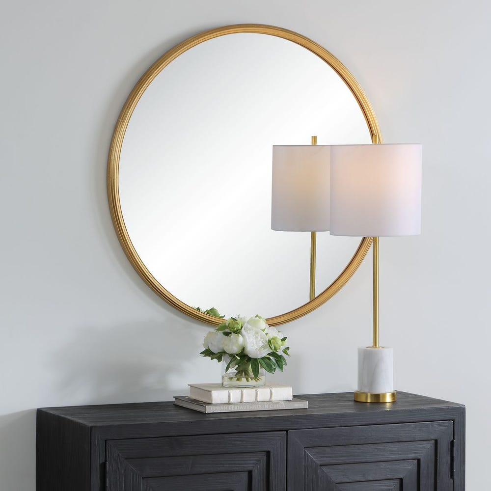 London Round Mirror