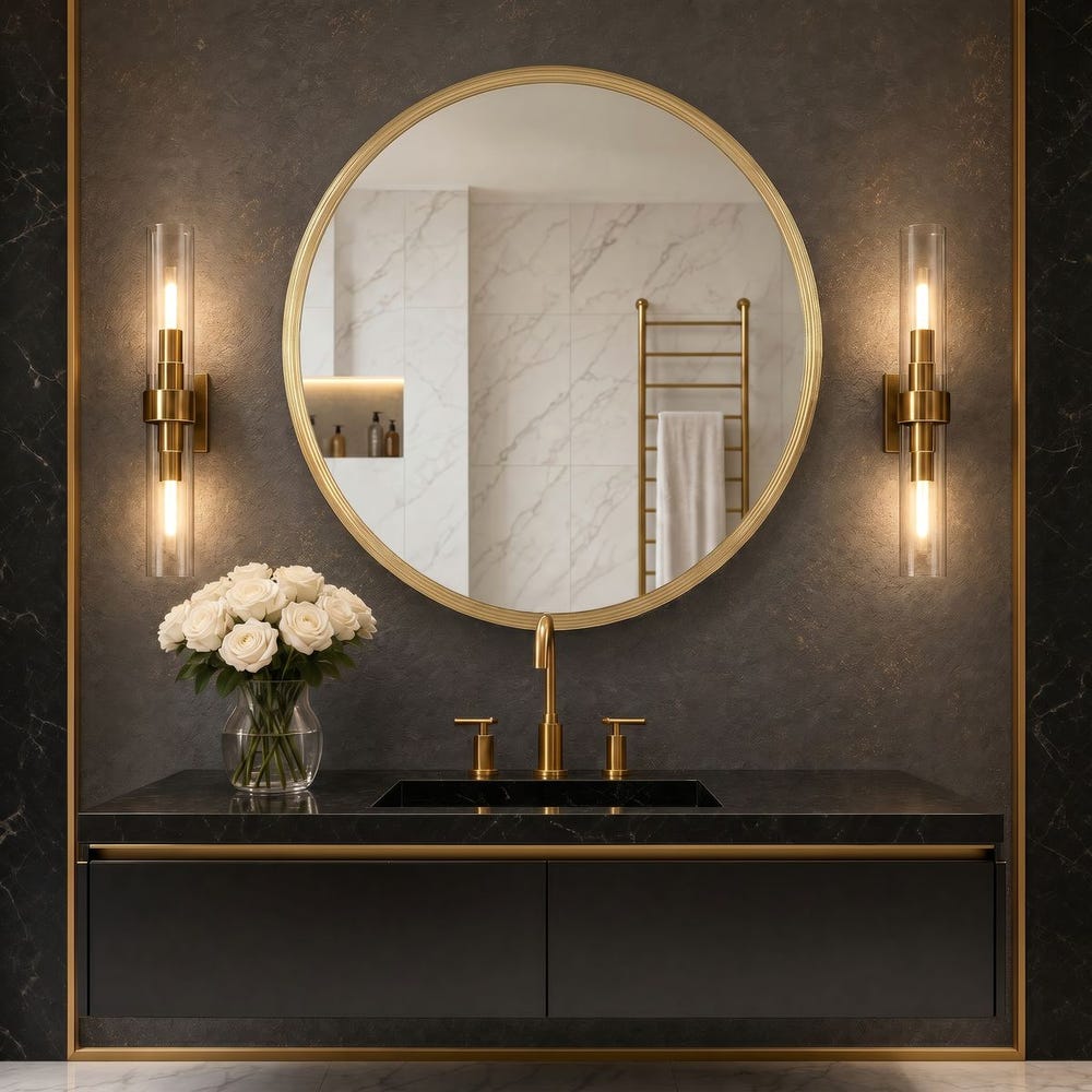 London Round Mirror