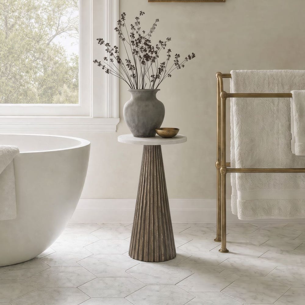 Fluted Side Table