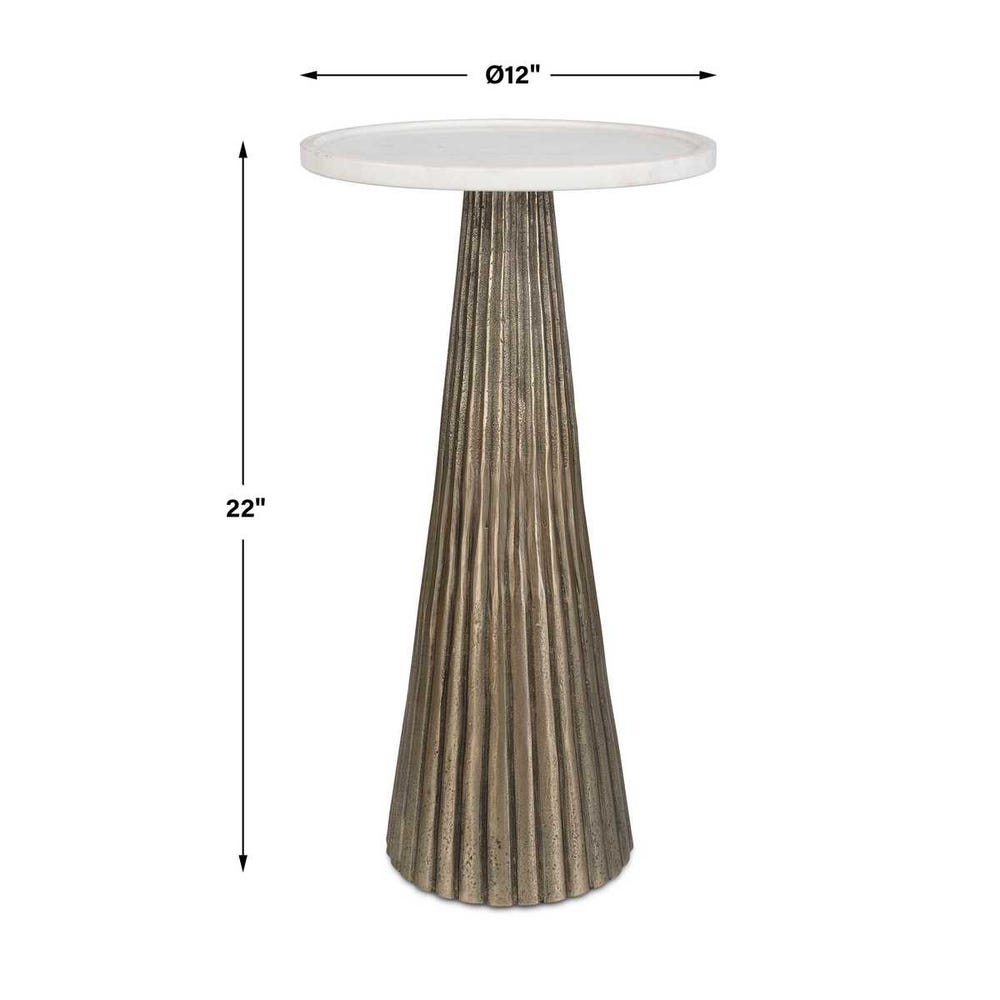 Fluted Side Table