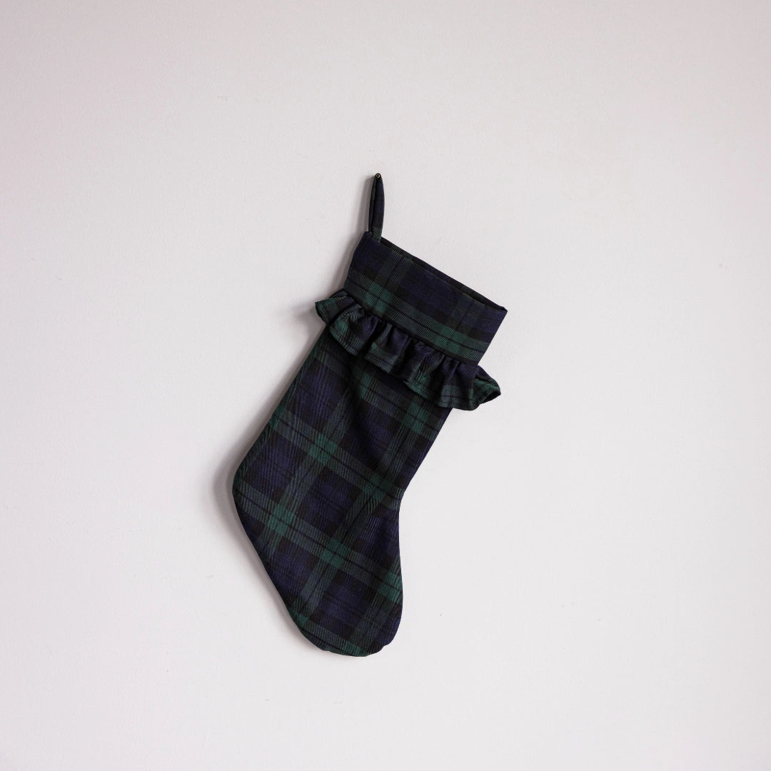 Green Plaid Stocking
