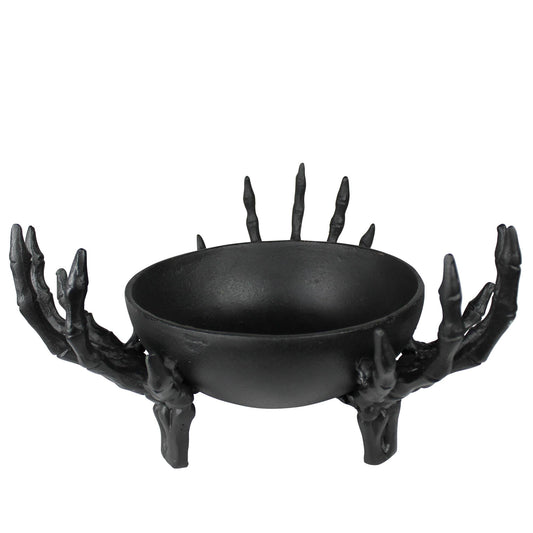 Skeleton Hand Bowl, Aluminum