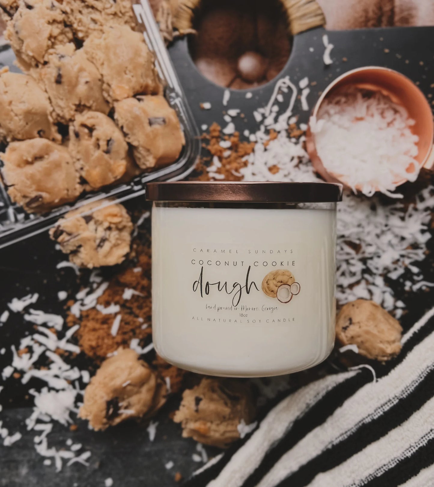 Coconut Cookie Dough 2 wick
