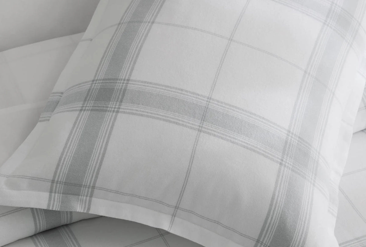 Flannel Classic Plaid Duvet Set