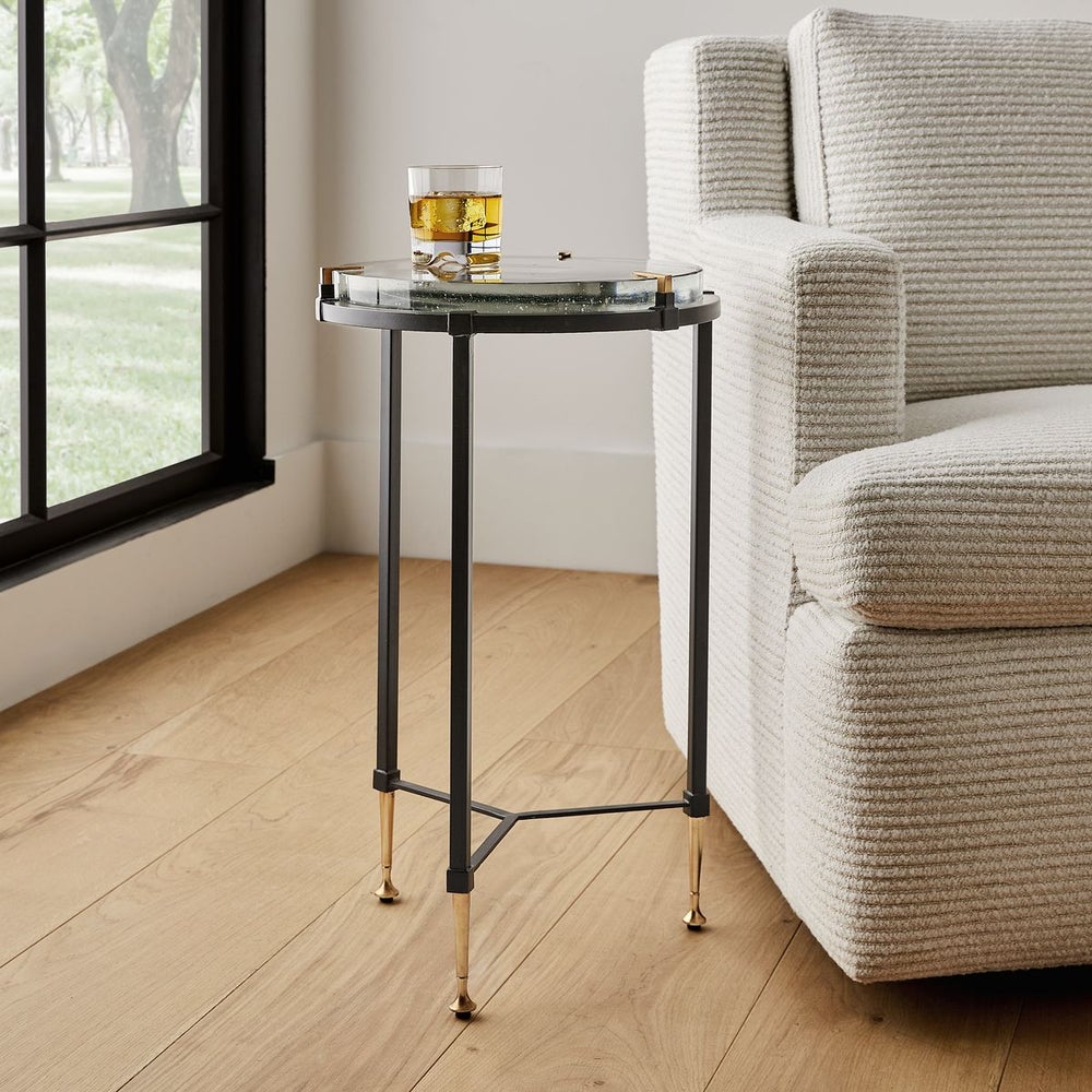 Ice Block Accent Table