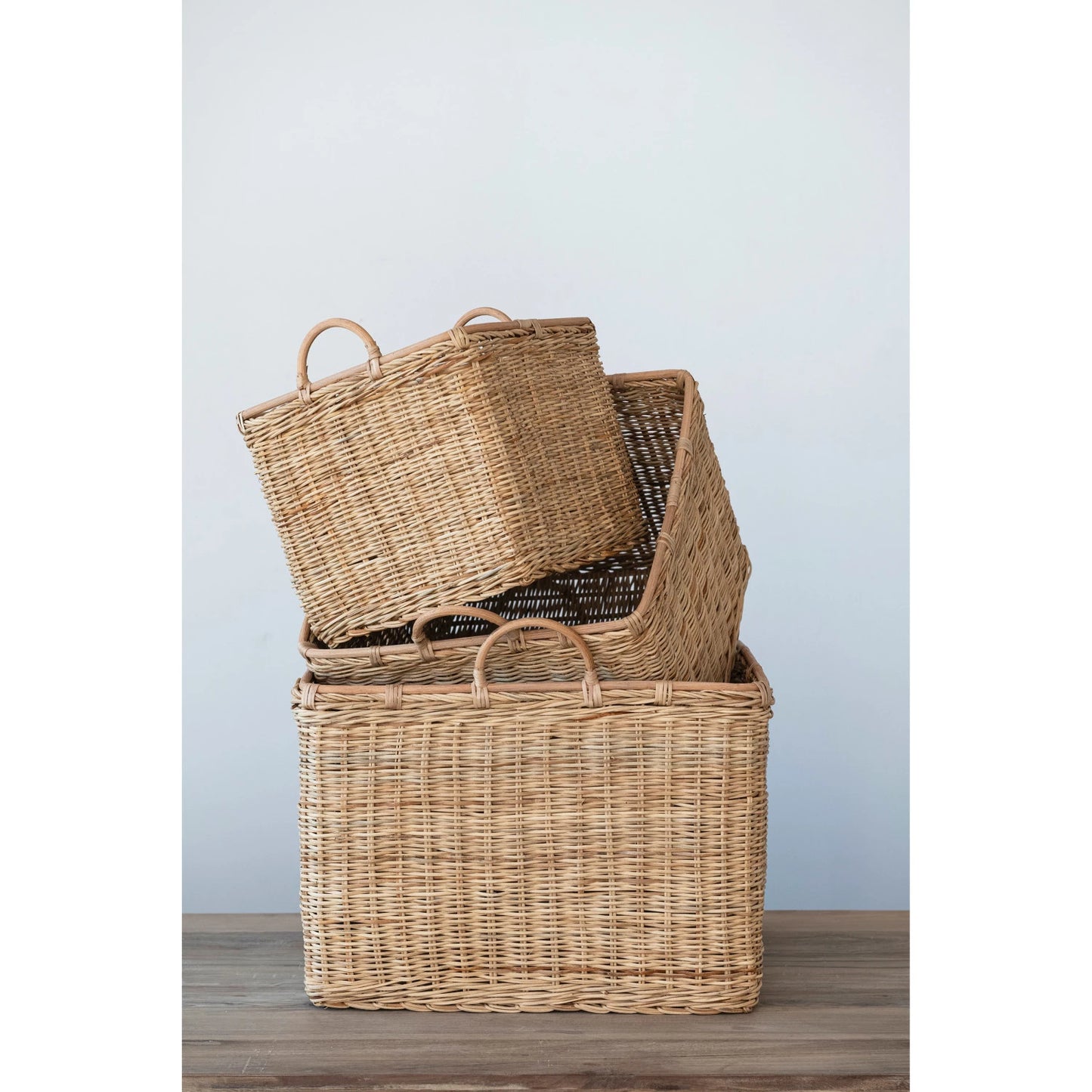 Rattan Baskets w/ Handles