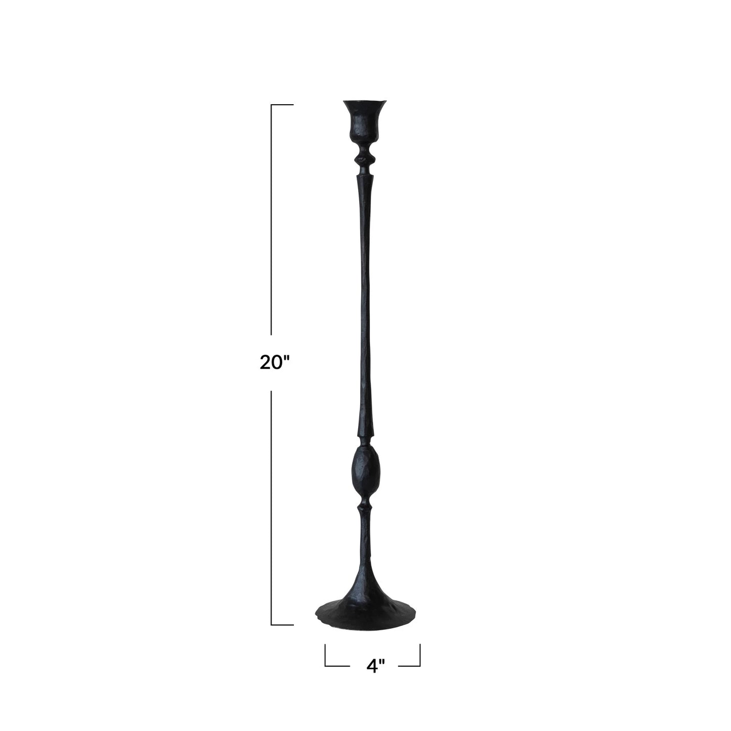 Cast Iron Taper Holder Medium